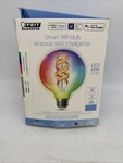 Smart Wifi Lightbulb Color Changing Led Filament & Globe Bulb G30 Feit Electric. Fixed Price $13.99.