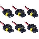 6pcs 9005 9006 Hb3 Hb4 H10 9012 Connector Car Led Headlight Fog Lamp Wiring H.... Fixed Price $35.92.