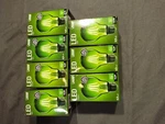7---pack Lot Feit Electric Filament Led Light Bulb 3.6 Watts Green. Fixed Price $23.99.