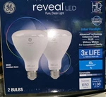 Ge Reveal Led, 9watt =75 W Equivalent Dimmable, Color-enhancing Hd+, Par30, 1ct.. Fixed Price $7.90.