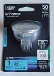 Feit Electric Mr16g10500950ca Daylight 120v 5000k 500 Lm. Exn Gu5.3 Led Bulb 50w. Fixed Price $10.55.