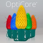 Wintergreen Lighting C9 Twinkle Opticore Led Christmas 50 Lights - Multicolor. Fixed Price $89.13.