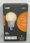 Feit 60 Watt Equivalent Dusk To Dawn Led Light Bulb. Fixed Price $10.00.