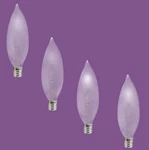 Sylvania 25w Double Life B10 Candelabra Base Light Bulbs Clear 4 Pack. Fixed Price $17.00.