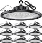 Thelux 200w Ufo Led High Bay Light 30000lm Ip65 5000k 10pack, Black. Fixed Price $297.99.