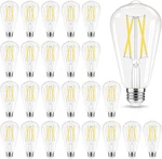 Edison Bulbs Dimmable, E26 Led Bulb 60 Watt Equivalent, Cool White 4000k, St58 V. Fixed Price $114.99.
