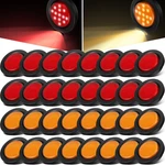 Retisee 32 Pcs 2.5 Round Clearance Lights 13 Led Front Rear Side Marker. Fixed Price $143.09.