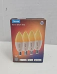 Govee H600b E12 Smart Led Bulbs 4-pk Rgbww Matter Google Alexa Open Box. Fixed Price $19.99.