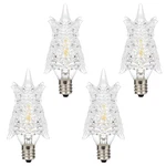Westinghouse 53650ec4 Pack Of (4) 0.6 Watt Dimmable Candelabra - Clear. Fixed Price $58.97.