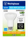 Westinghouse 53050 6.5w R20 Led Reflector Bulb, Soft White. Fixed Price $11.95.