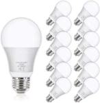 Yochoice 12pack A19 Led Light 12 Count (pack Of 1), 5000k Daylight White. Fixed Price $33.11.
