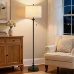 Luvkczc Black Floor Lamp, 60" Standing Lamp Tall With 60 Inches,. Fixed Price $87.44.
