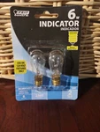 Feit Electric 6w Indicator 2 Pack Bulbs. Fixed Price $29.88.
