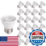 Hmyyjt 6w Par16 Led Bulb Dimmable Daylight White 3000k 50w Eq Spotlight 24 Pack. Fixed Price $94.23.