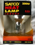 Satco Lighting S4998 250 Watt R40 Dimmable Heat Lamp Infraed Red Light 5000. Fixed Price $13.77.