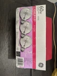 (3) New Ge Crystal Clear G25 Light Bulbs 60 Watts 1500 Hours Life Rare. Fixed Price $35.99.