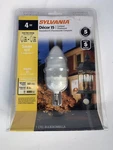 Sylvania Decor 15 Indoor/outdoor 4 Watt Compact Fluorescent Flame Shaped Bulb. Fixed Price $10.99.