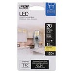 Feit Bp20g8/830/led 170 Lumen 3000k Dimmable 1 Count (pack Of 1), Warm White. Fixed Price $17.99.