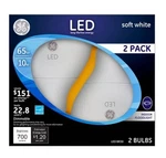 * Ge Led Br30 Flood Light Soft White 2700k 2 Pack Dimmable! Led10dr303e-2pk. Fixed Price $18.98.
