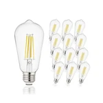 Depuley Led Light Bulbs E26: Edison Filament 6w Equiv... Usa Fast Ship. Fixed Price $29.62.