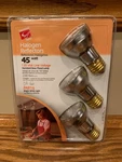New Commercial Electric Reflectors 45 Watt Bright White Light Bulbs. Fixed Price $14.99.