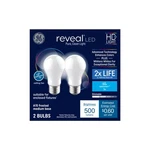 Ge Reveal Hd 60-watt Eq A15 Color-enhancing Medium Base E-26 Dimmable Led Bulbs. Fixed Price $15.95.