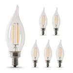 Feit Electric 40w Equivalent Led Flame Tip Chandelier Bulb Soft White 2700k. Fixed Price $19.29.