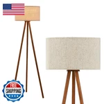 Baobab Tree Park Wood Tripod Floor Lamp For Bedroom Farmhouse Wooden. Fixed Price $85.60.