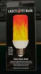 New ! Ez-illuminations Led Flame Bulb Tube-style F51 Reflector. Fixed Price $9.49.