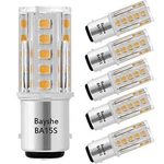 3w 12v Ba15s S8 Sc Bayonet Single Contact Base 1156 1141 Led Light Bulb 2700k.... Fixed Price $27.02.