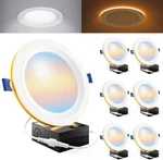 Sunco 6 Pack Inch Led Recessed Light With Night Light, Flush Mount Ceiling Lig. Fixed Price $99.99.