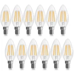 Gvvoohome E12 Candelabra Bulb 40 Watt Equivalent, Led 12 Pack, Soft White. Fixed Price $32.90.