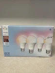 Philips Hue Essential A19 E26 Smart Bulb 800lm 8.8w 4-pack Color Damaged Box. Fixed Price $49.99.
