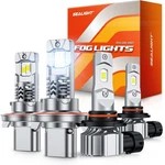 Sealight Xf3 H13 9008 H10 Led Headlight Fog Light Combo White 4pcs - New. Fixed Price $45.79.