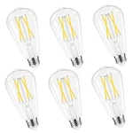 Gvvoohome Dimmable Edison Bulbs, 4000k Daylight White, 6 Pack, White. Fixed Price $24.11.