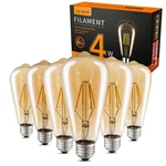 Luxon Led Edison Bulbs Dimmable Amber Glass Warm 2700k Antique Vintage Style .... Fixed Price $38.43.