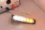 New Race Sport Rs70016w-a Universal 6-led Slim Bolt-on Mount Amber/white Strobe. Fixed Price $24.49.