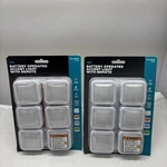 2x Led 6 Pack Accent Lights With Remote Control 4 Colors, Timer New Sealed (b15. Fixed Price $15.59.