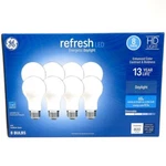 Ge Refresh 60-watt Eq A19 Daylight Dimmable Led Light Bulb (8-pack). Fixed Price $42.95.