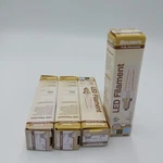 Bulbrite Pack Of (4) 2.5 Watt Dimmable Antique Glass Finish T6 Led Light Bulbs. Fixed Price $14.99.