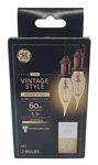 Ge Led Vintage Style Amber Glass 60w 2 Bulb Dimmable Lighting 400 Lumens - New. Fixed Price $13.44.