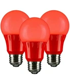 3 Pack Sunlite Led Colored A19 3w Red Light Bulbs Medium Base Sockets. 15000 Hrs. Fixed Price $26.99.