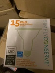 Simply Conserve Dimmable Led Lamp Par38 Warm White - 15 Watt. Fixed Price $4.00.