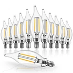 Hizashi E12 Candelabra Bulb 60 Watt Equivalent, 2700k Soft Warm White, Dimmab.... Fixed Price $38.23.