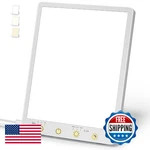 Light Therapy Lamp - 10000 Lux 3 Color Temperature & Wall Mountable, With Memory. Fixed Price $61.10.