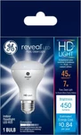 2 New Ge 7 = 45 Watt R20 Led 45w Hd Reveal Br20 Floodlight Light Bulb Dimmable. Fixed Price $11.88.