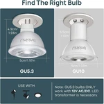 Mr16 Led Bulb Dimmable, Gu5.3 Bi-pin Base Light Bulbs, 6.5w (70w Equivale.... Fixed Price $33.95.