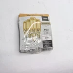 (2-pk) Feit Candelabra Vintage Led Light Bulb Glass Warm White T6 40w. Fixed Price $4.54.