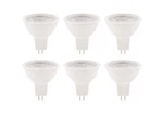 Elegant Lighting Mr16led104-6pk Pack Of (6) 6 Watt Dimmable Mr16 - White. Fixed Price $33.00.