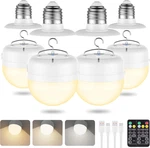 4packs E26 Rechargeable Magnetic Light Bulbs With Remote And Hook, 10w 900lm Bat. Fixed Price $37.99.